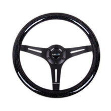 NRG Classic Wood Black Sparkle Grain Steering Wheel - Universal | ST-015BK-BSB
