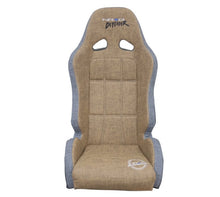 NRG Defender Seat/ Water Resistant Steel Frame Suspension - Brown w/ Gray Trim w/ Defender Logo - JDMuscleSeats392768