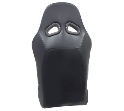 NRG Defender Seat/ Water Resistant Steel Frame Suspension - Gray w/ Blue Trim w/ Defender Logo - JDMuscleSeatsnrgDF-100GY-S