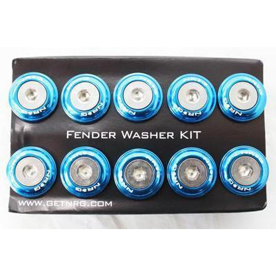 NRG Fender Washer Kit FW-110 Blue - Universal (FW-110BL)-nrgFW-110BL-FW-110BL-Dress Up Bolts-NRG-JDMuscle