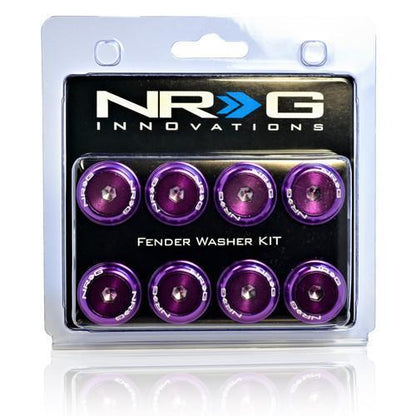 NRG Fender Washer Kit FW-800 Purple 8mm - Universal (FW-800PP)-nrgFW-800PP-FW-800PP-Dress Up Bolts-NRG-JDMuscle