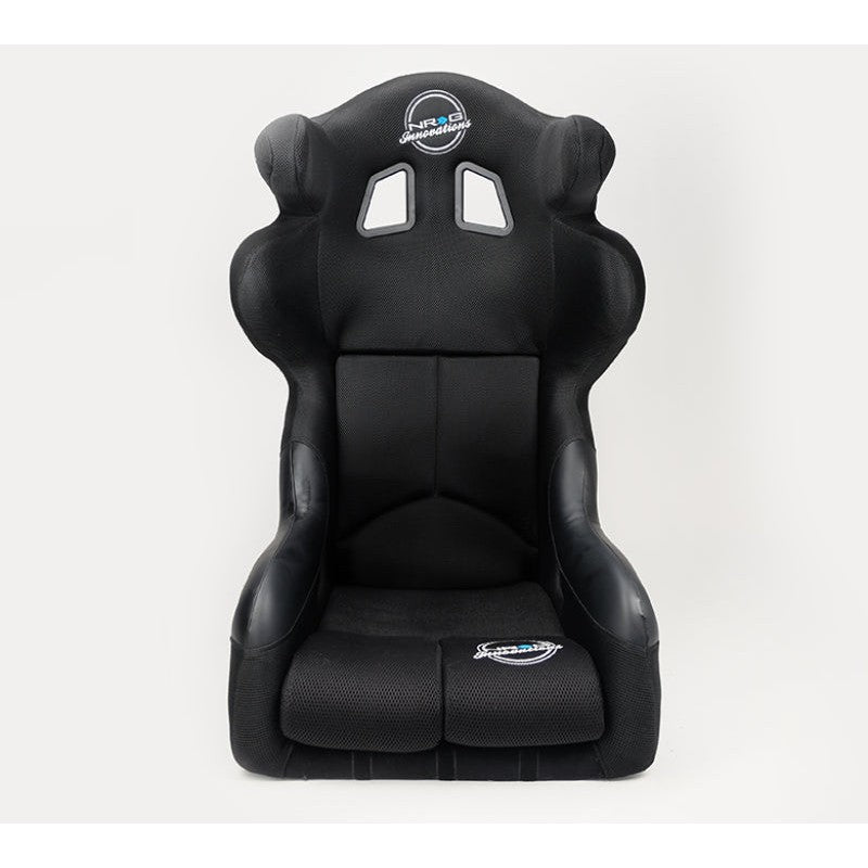 NRG FIA Competition Seat w/ Competition Fabric/ FIA homologated/ Head Containment - Medium - JDMuscleSeatsnrgFRP-RS600M
