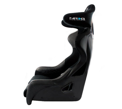 NRG FIA Competition Seat w/Competition Fabric & FIA Homologated Head Containment - JDMuscleSeatsnrgFRP-RS600