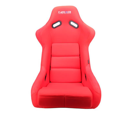 NRG FRP Bucket Seat | Red Cloth - Large - JDMuscleSeatsnrgFRP-300RD