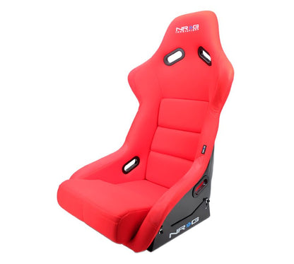 NRG FRP Bucket Seat | Red Cloth - Large - JDMuscleSeatsnrgFRP-300RD