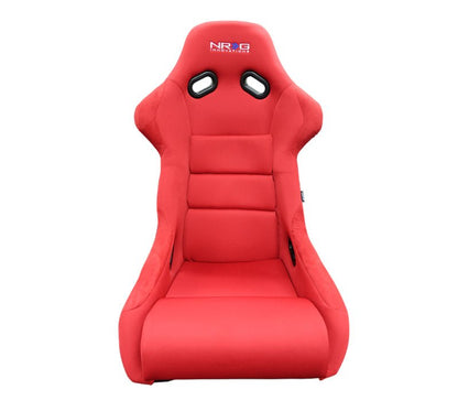 NRG FRP Bucket Seat | Red Cloth - Large - JDMuscleSeatsnrgFRP-300RD