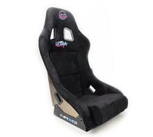 NRG FRP Bucket Seat ULTRA Edition - Medium | Black Alcantara/Gold Glitter Back - JDMuscleSeats350956