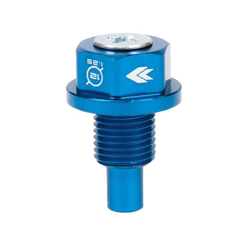 NRG M12 X 1.25 Blue Magnetic Oil Drain Plug - Universal (NOP-200BL)-nrgNOP-200BL-NOP-200BL-Drain Plugs-NRG-JDMuscle