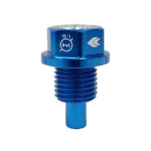 NRG M14 X 1.5 Blue Magnetic Oil Drain Plug - Universal | NOP-100BL