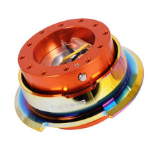 NRG Quick Release Gen 2.8 - Orange Body / Neochrome Ring - JDMuscleSteering Wheel Quick ReleasesnrgSRK-280OR-MC
