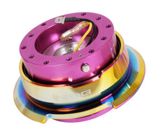 NRG Quick Release Gen 2.8 - Purple Body / Neochrome Ring - JDMuscleSteering Wheel Quick ReleasesnrgSRK-280PP-MC