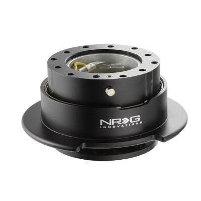 NRG Quick Release Kit Gen 2.5 Black/Black Ring - Universal (SRK-250BK)-nrgSRK-250BK-SRK-250BK-Steering Wheel Hubs-NRG-JDMuscle