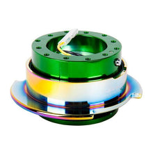 NRG Quick Release Kit Gen 2.5 Green w/ Neochrome Ring - Universal | SRK-250GN/MC