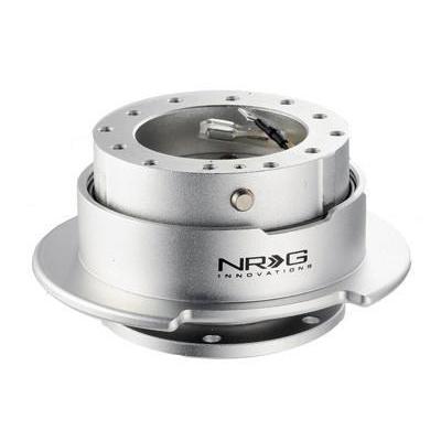 NRG Quick Release Kit Gen 2.5 Silver - Universal (SRK-250SL)-nrgSRK-250SL-SRK-250SL-Steering Wheel Hubs-NRG-JDMuscle