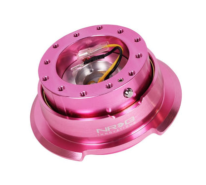 NRG Quick Release Kit Gen 2.8 - Pink Body / Pink Ring - JDMuscleSteering Wheel Quick ReleasesnrgSRK-280PK