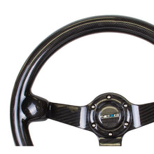 NRG Sport 3in Deep Steering Wheel 350mm Full Carbon Fiber - Universal | ST-036CF