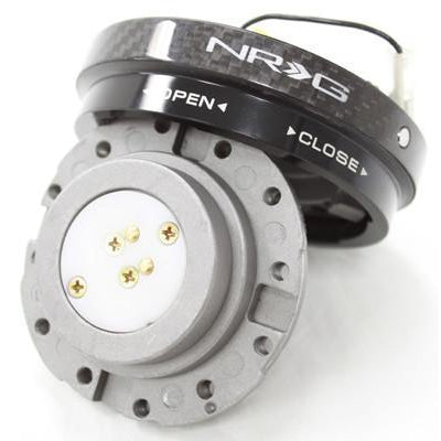 NRG Thin Quick Release Kit Silver - Universal (SRK-400S)-Steering Wheel Hubs-NRG-JDMuscle
