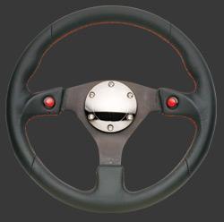 NRG Two Button Style Steering Wheel - Universal (RST-007S)-Steering Wheels-NRG-JDMuscle