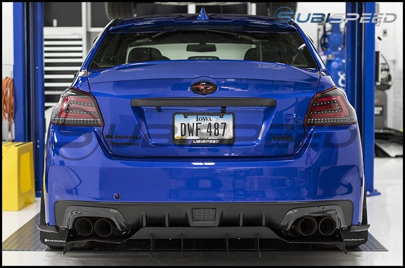 OLM HIGH POINT DUCKBILL TRUNK SPOILER WORLD RALLY BLUE 15-21 Subaru WRX & STI | A.70026.1-K7X