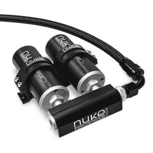 Nuke Performance 4-Port Fuel Log Collector for Dual Nuke Fuel Filter Slim-NUK-10010206-Nuke Performance-JDMuscle
