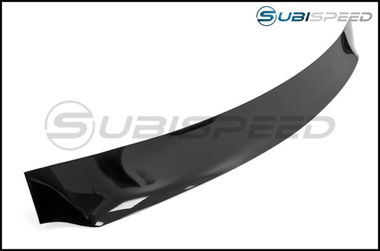 OLM CRYSTAL BLACK SILICA PAINT MATCHED REAR WINDOW ROOF VISOR / SPOILER 2015-2021 Subaru WRX & STI | 15WRXRV-D4S