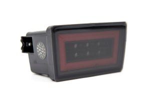 OLM 13 - 17 Crosstrek / [15 - 21 WRX/STI] V3 F1 Rear Brake Light | Smoked Lens, Gloss Black Base, Red Bar Required Wire Harness | A.70023.4 - JDMuscleAuxiliary Brake LightingOLMA.70023.4
