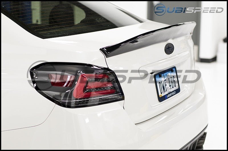 OLM [15-21 WRX/STI] High Point Duckbill Spoiler - Carbon Fiber - JDMuscleSpoilers and WingsOLMA.70026.1-CF