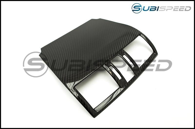 OLM [15 ONLY WRX/STI, 14 Forester, 13-14 Crosstrek] LE DRY CARBON FIBER CENTER AC TRIM COVERS BY AXIS-PARTS JAPAN | X-CENTER-ACVENT - JDMuscleTrim KitsOLMX-CENTER-ACVENT