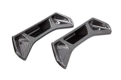 OLM [20+ A90 Supra] LE DRY CARBON FIBER SEAT CHROME DELETE COVERS - 2PC | A.70122.1 - JDMuscleTrim KitsOLMA.70122.1