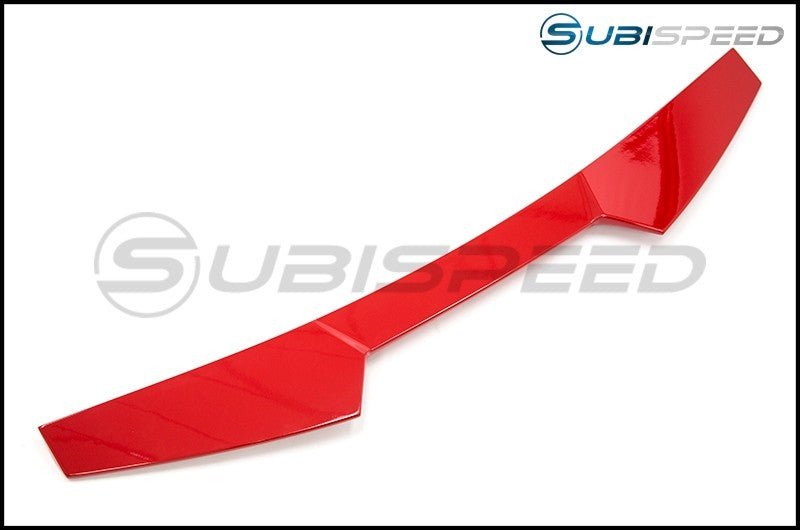 OLM ATAK PAINT MATCHED PURE RED SPOILER 2015+ WRX / 2015+ STI - JDMuscleDiffusers and Vortex GeneratorsOLM15WRX-R2-M7Y