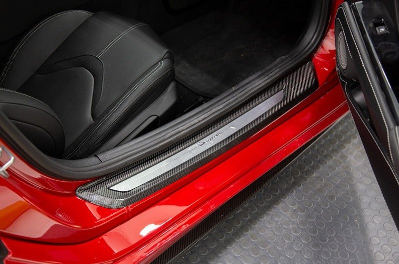OLM LE CARBON FIBER DOOR SILL COVER | TYPE A 2020+ A90 Supra | A.70118.1 - JDMuscleTrim KitsOLMA.70118.1