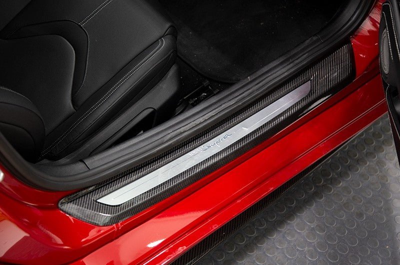 OLM LE CARBON FIBER DOOR SILL COVER | TYPE A 2020+ A90 Supra | A.70118.1 - JDMuscleTrim KitsOLMA.70118.1