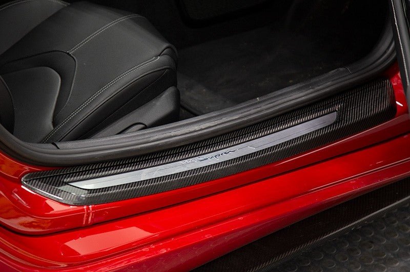 OLM LE CARBON FIBER DOOR SILL COVER | TYPE A 2020+ A90 Supra | A.70118.1 - JDMuscleTrim KitsOLMA.70118.1