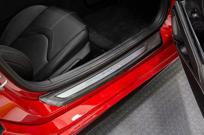 OLM LE CARBON FIBER DOOR SILL COVER | TYPE A 2020+ A90 Supra | A.70118.1 - JDMuscleTrim KitsOLMA.70118.1