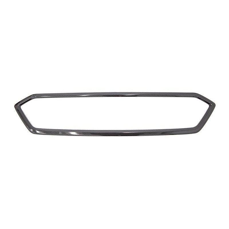 OLM LE Dry Carbon Fiber Grille Garnish Overlay Outer Subaru WRX / STI 2018-2020 (A.70096.2)-olmA.70096.2-A.70096.2-Aftermarket Grills-OLM-JDMuscle
