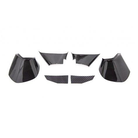 OLM LE DRY CARBON FIBER LOWER MIRROR MOUNT COVER - 2015+ WRX / STI / 2015-17 CROSSTREK (A.70093.1)-olmA.70093.1-A.70093.1-Aftermarket Mirrors-OLM-JDMuscle