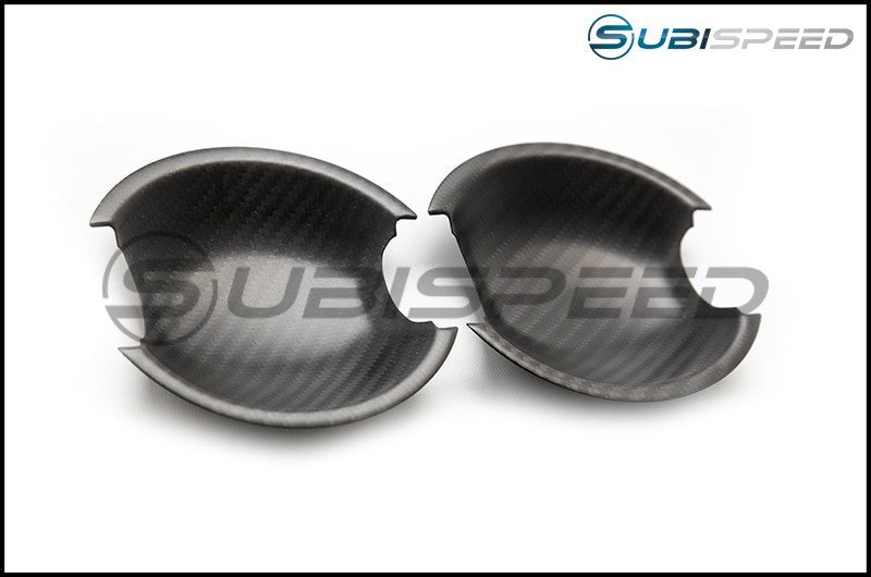 OLM Pre - preg Carbon Fiber Exterior Door Handle Insert Scion FR - S FR - S 2013+ / Subaru BRZ 2013+ / Toyota 86 2013+ | FT86 - EXTHANDLE - INSERT - CF - PARENT - JDMuscleExterior GarnishesDHI-FT86-MDCFMatte