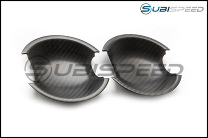 OLM Pre - preg Carbon Fiber Exterior Door Handle Insert Scion FR - S FR - S 2013+ / Subaru BRZ 2013+ / Toyota 86 2013+ | FT86 - EXTHANDLE - INSERT - CF - PARENT - JDMuscleExterior GarnishesDHI-FT86-MDCFMatte