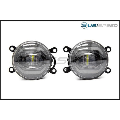 OLM RETICAL STYLE LED FOG LIGHTS Subaru WRX / STI 2015-2020 (A.70046.2)-olmA.70046.2-A.70046.2-Fog Lights-OLM-JDMuscle