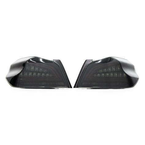 OLM Spec CR Sequential Tail Lights Smoked Lens / Black Base - Subaru WRX / STI 2015+ (A.70038.2)-olmA.70038.2-A.70038.2-Tail Lights-OLM-Smoked-JDMuscle