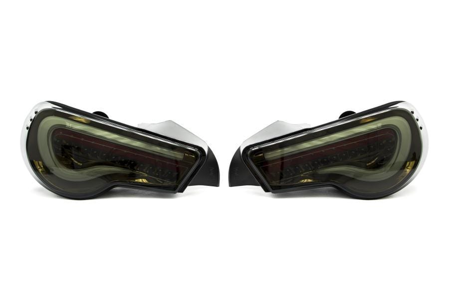 OLM VL Style / Helix Sequential Smoked Lens Tail Lights(Black Gold Edition) Subaru BRZ 2013-2020 / Scion FR-S 2013-2016 / Toyota 86 2017-2019 | HTYF86TL-SGQ