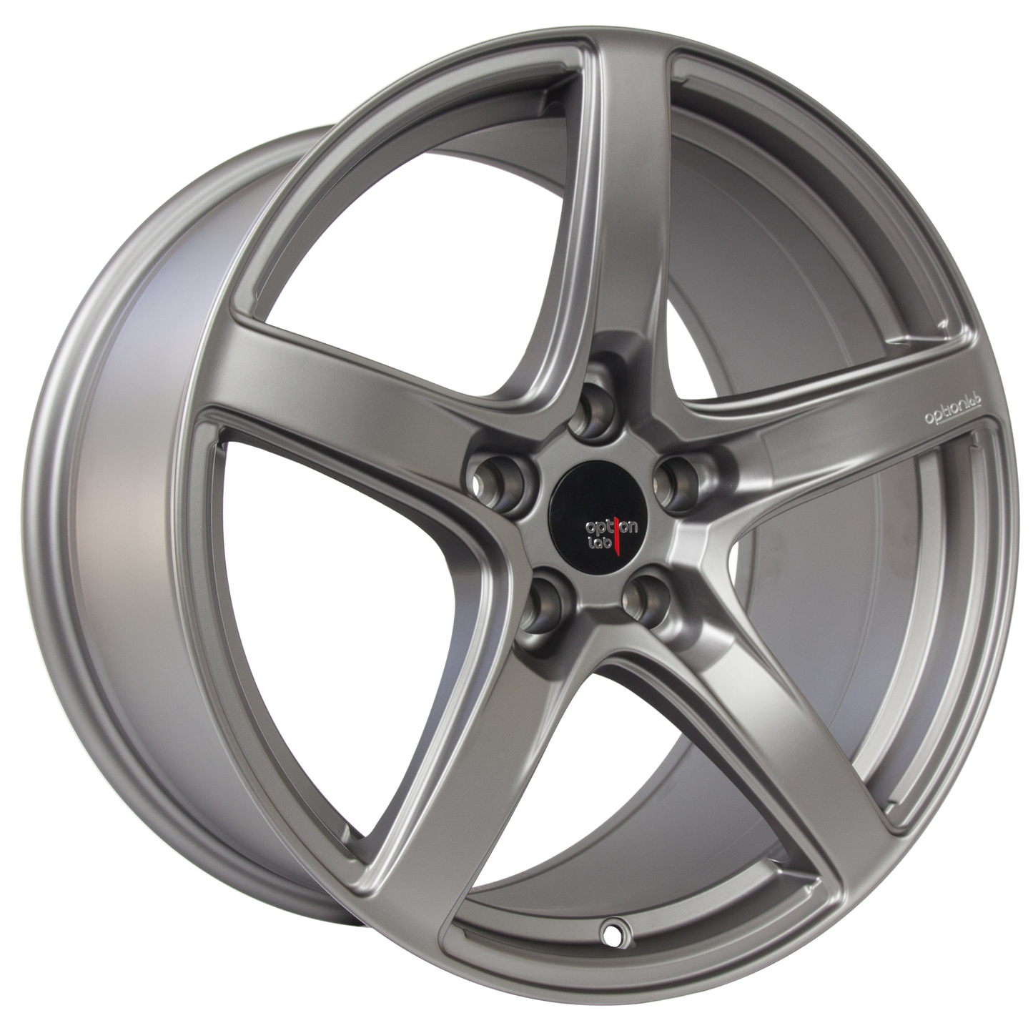 Option Lab R555 Noble Grey Wheel 18x8.5 +40 5x108-L55-88551-40-MGM-Wheels-Option Lab-18x8.5-+40mm-5x108-JDMuscle