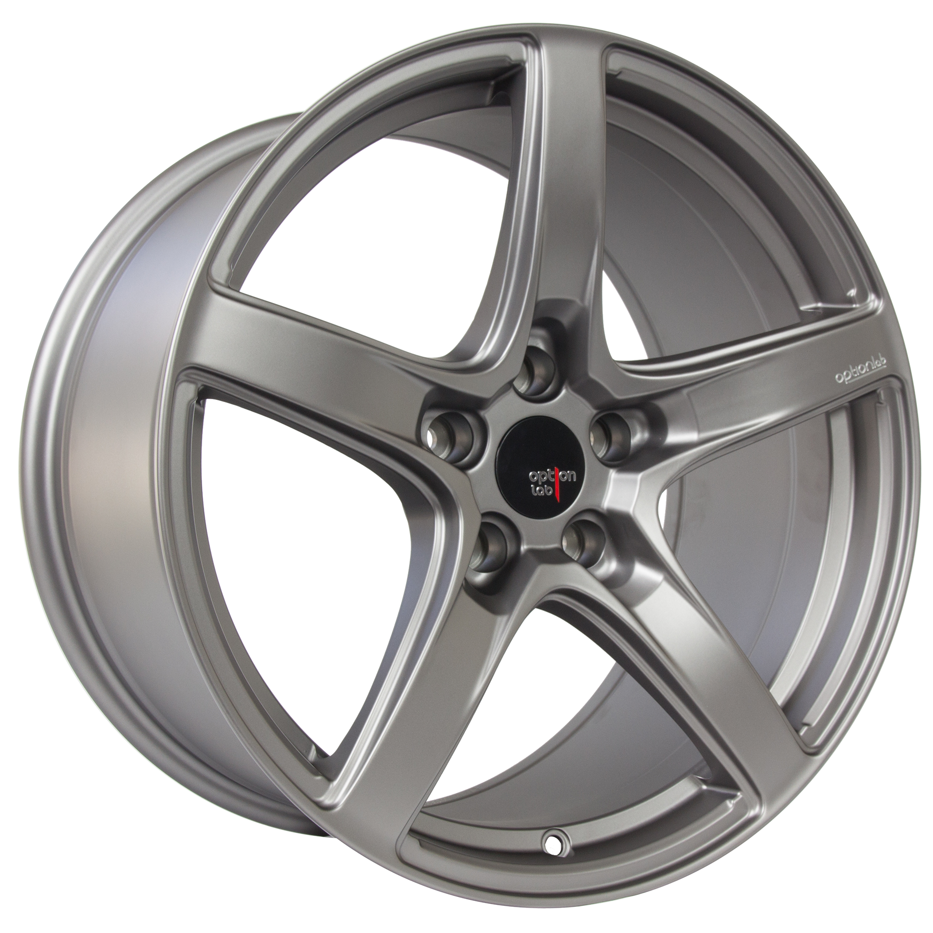 Option Lab R555 Noble Grey Wheel 18x8.5 +40 5x108-L55-88551-40-MGM-Wheels-Option Lab-18x8.5-+40mm-5x108-JDMuscle