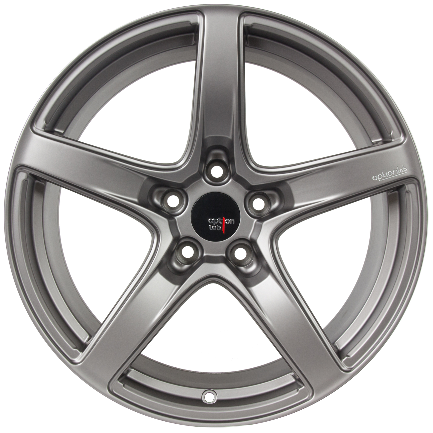 Option Lab R555 Noble Grey Wheel 18x8.5 +40 5x108-L55-88551-40-MGM-Wheels-Option Lab-18x8.5-+40mm-5x108-JDMuscle