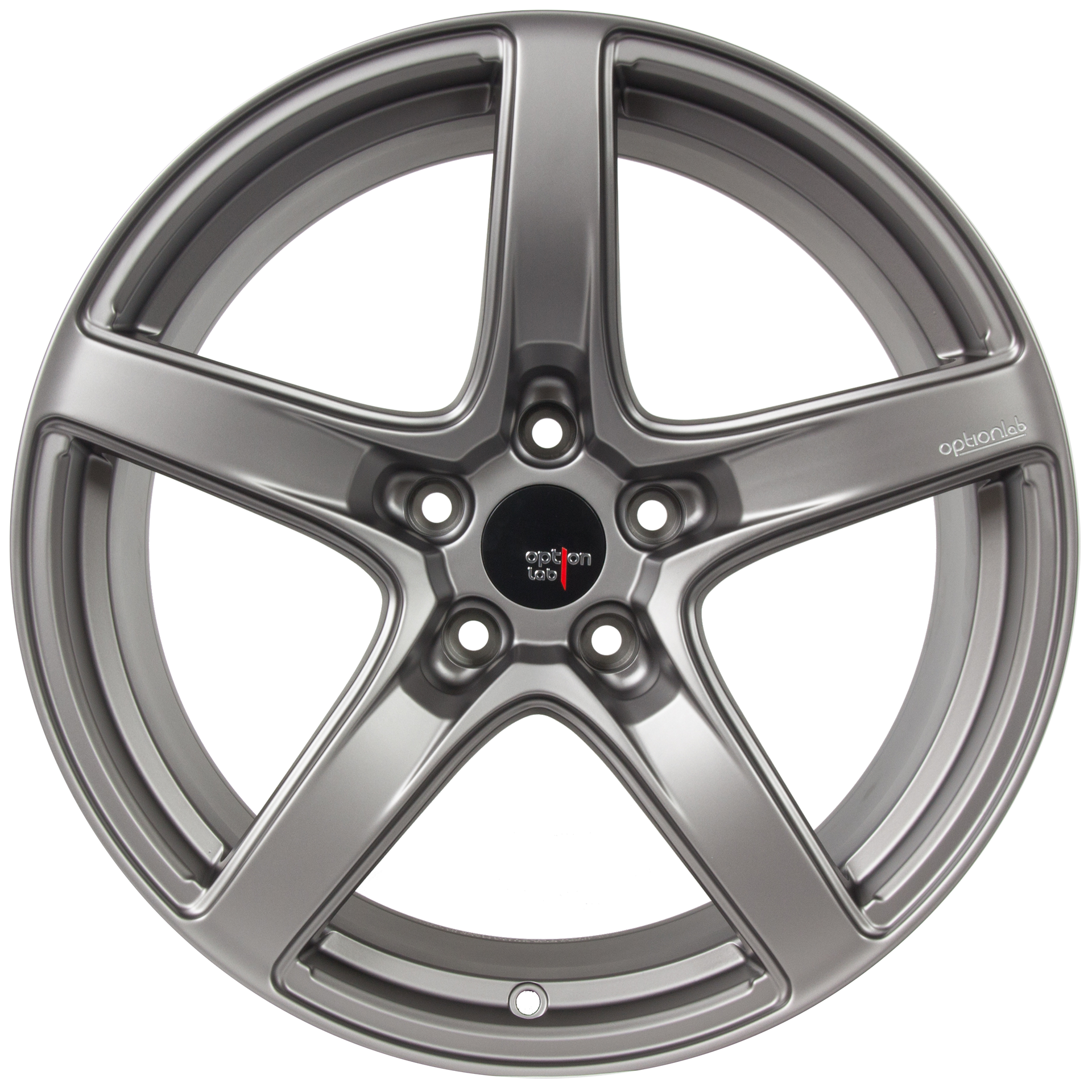 Option Lab R555 Noble Grey Wheel 18x8.5 +40 5x108-L55-88551-40-MGM-Wheels-Option Lab-18x8.5-+40mm-5x108-JDMuscle