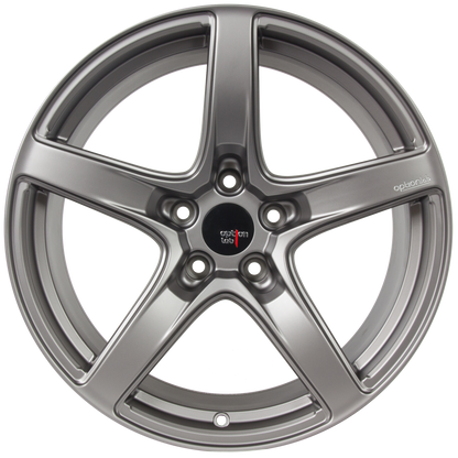 Option Lab R555 Noble Grey Wheel 18x8.5 +40 5x108-L55-88551-40-MGM-Wheels-Option Lab-18x8.5-+40mm-5x108-JDMuscle