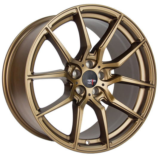 Option Lab R716 Formula Bronze Wheel 18x8.5 +45 5x112-L16-88545-45-MBZ-Wheels-Option Lab-18x8.5-+45mm-5x112-JDMuscle