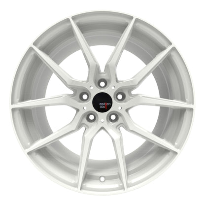 Option Lab R716 Onyx White Wheel 18x9.5 +35 5x100-L16-89580-35-WHT-Wheels-Option Lab-18x9.5-+35mm-5x100-JDMuscle