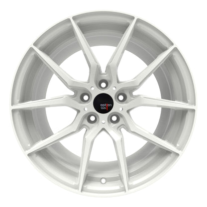 Option Lab R716 Onyx White Wheel 18x9.5 +35 5x114.3-L16-89565-35-WHT-Wheels-Option Lab-18x9.5-+35mm-5x114.3-JDMuscle