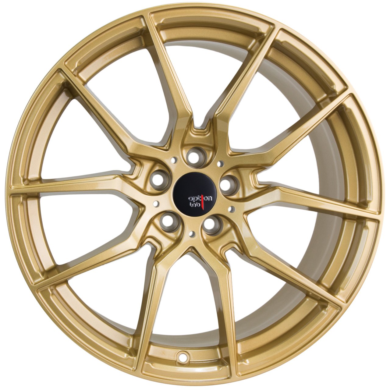 Option Lab R716 Top Secret Gold Wheel 18x9.5 +35 5x114.3 – JDMuscle